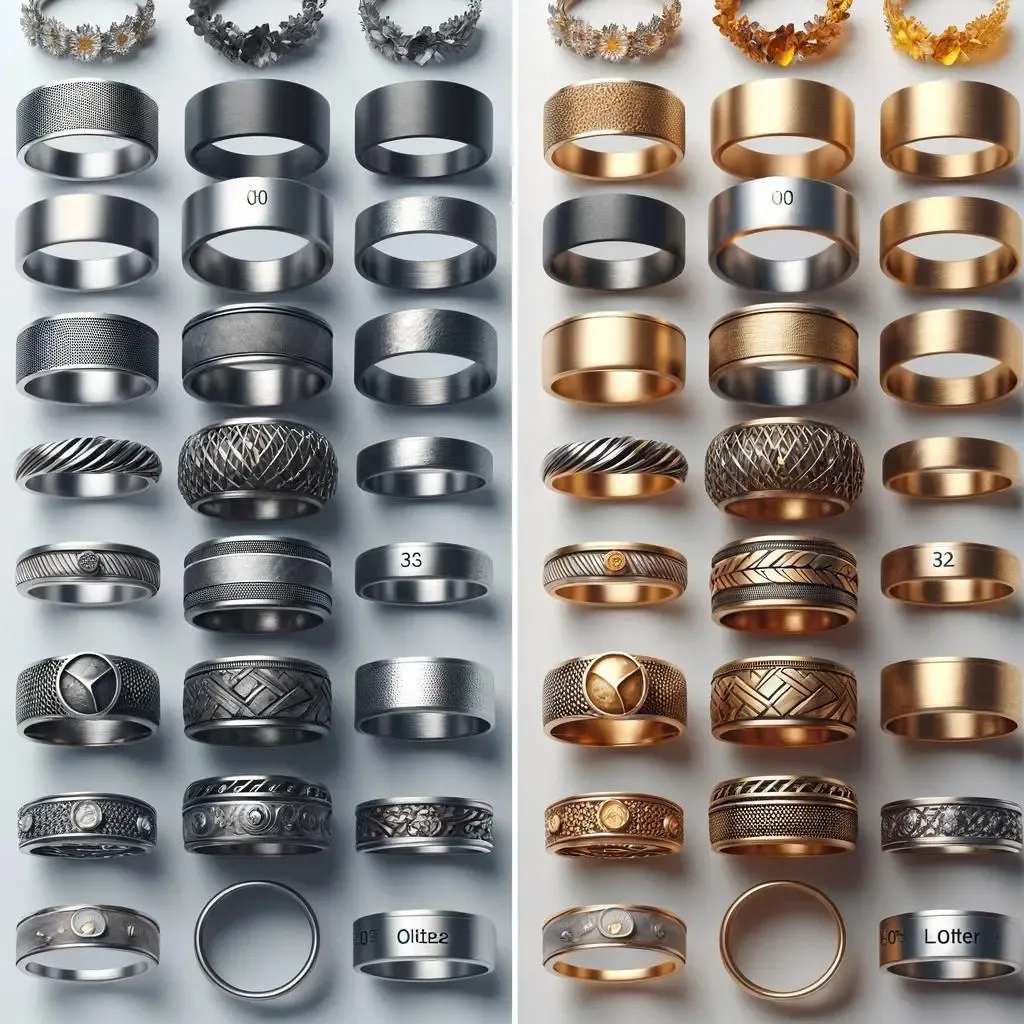 custom Finish and Texture of jewelry
