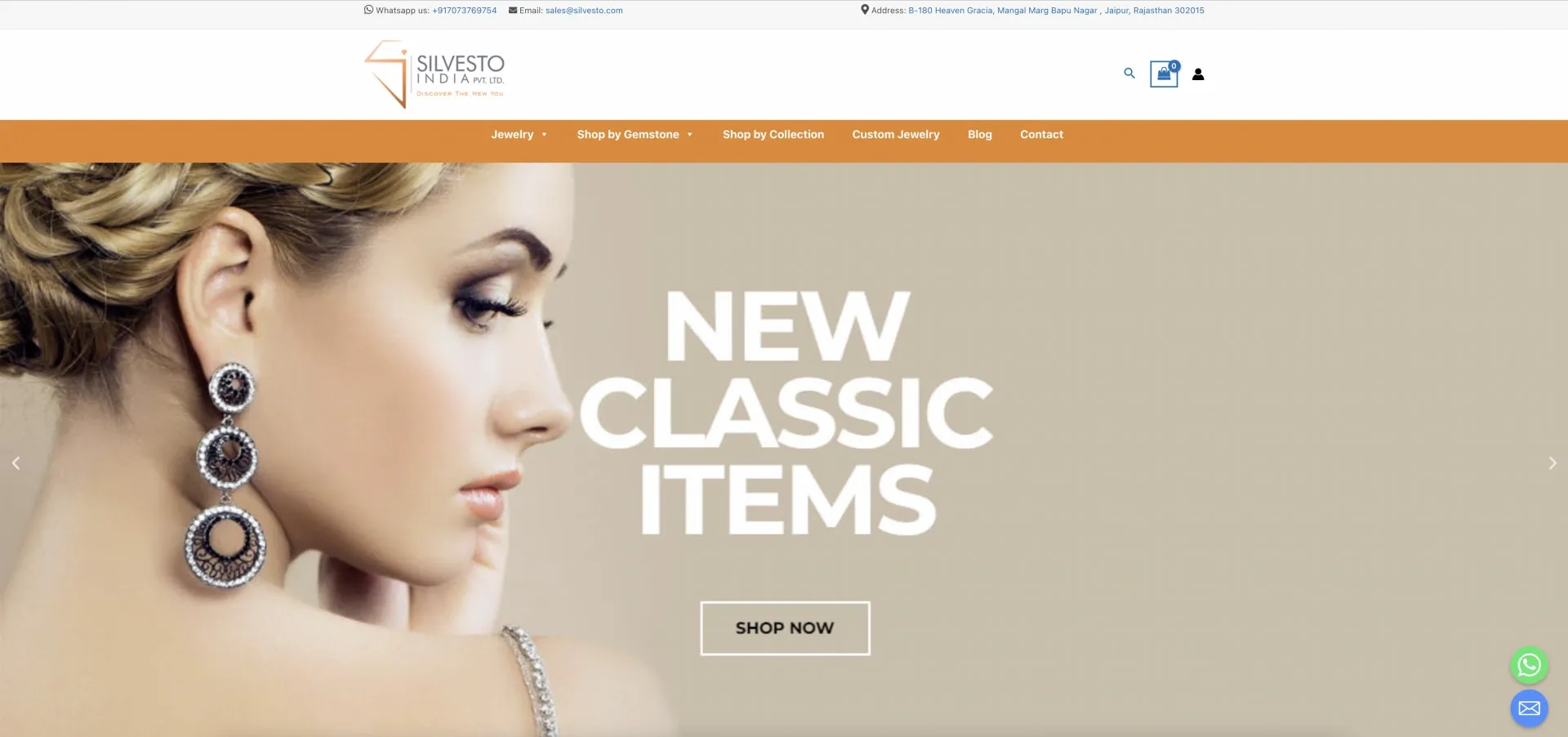 Silvesto website