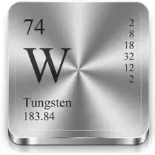 Tungsten material for jewelry