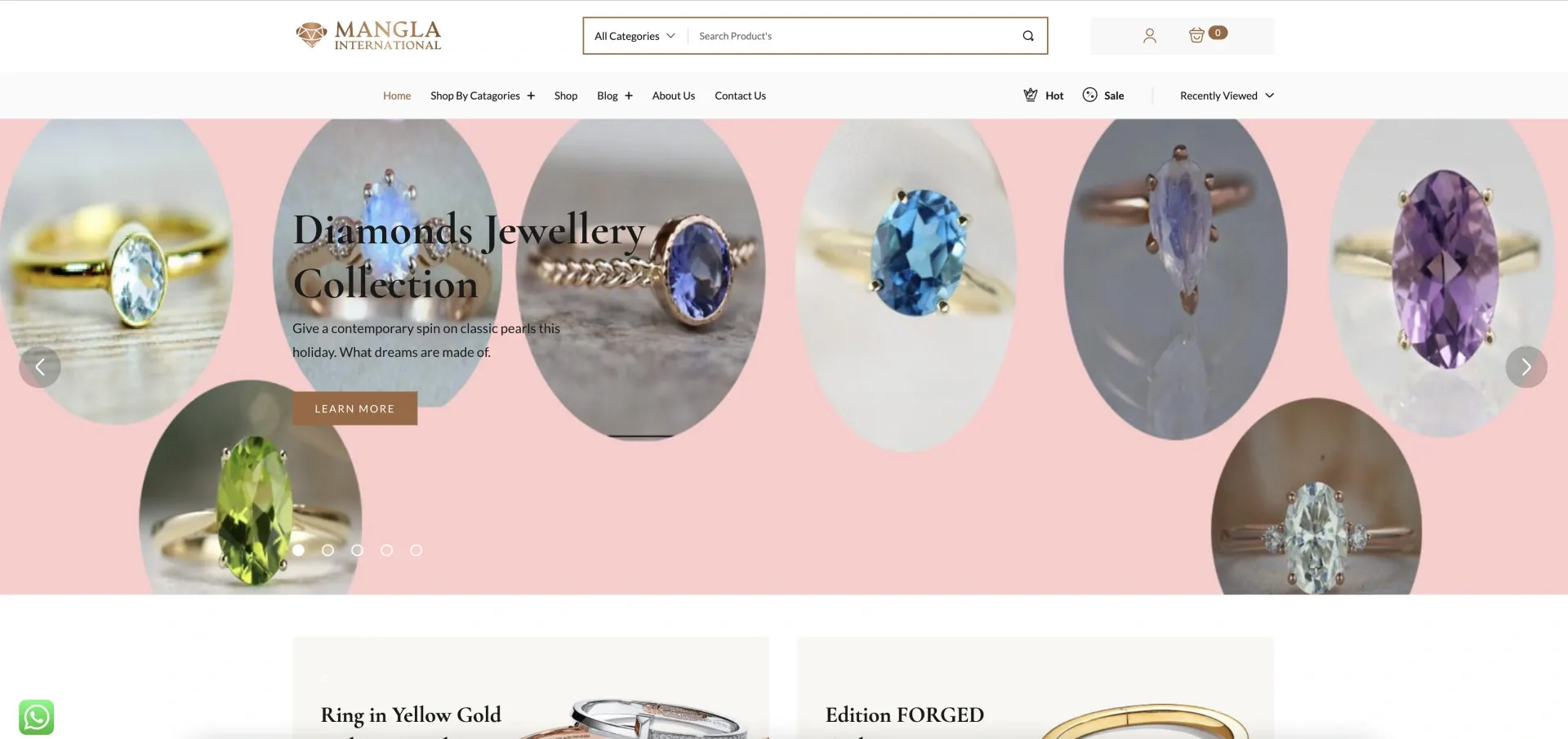 manglainternational website