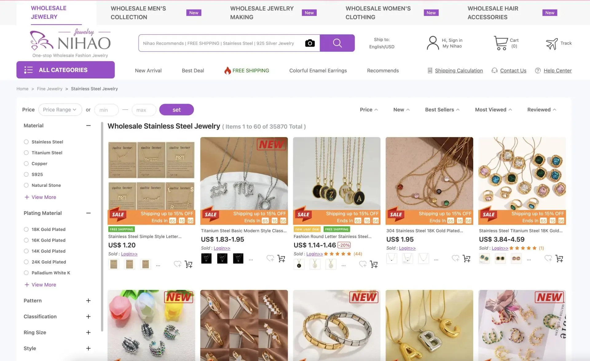 Nihao jewelry Product Nihao jewelry Product
