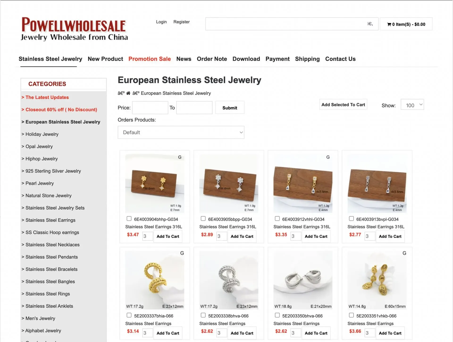 Powell Wholesale Product Powell Wholesale Product