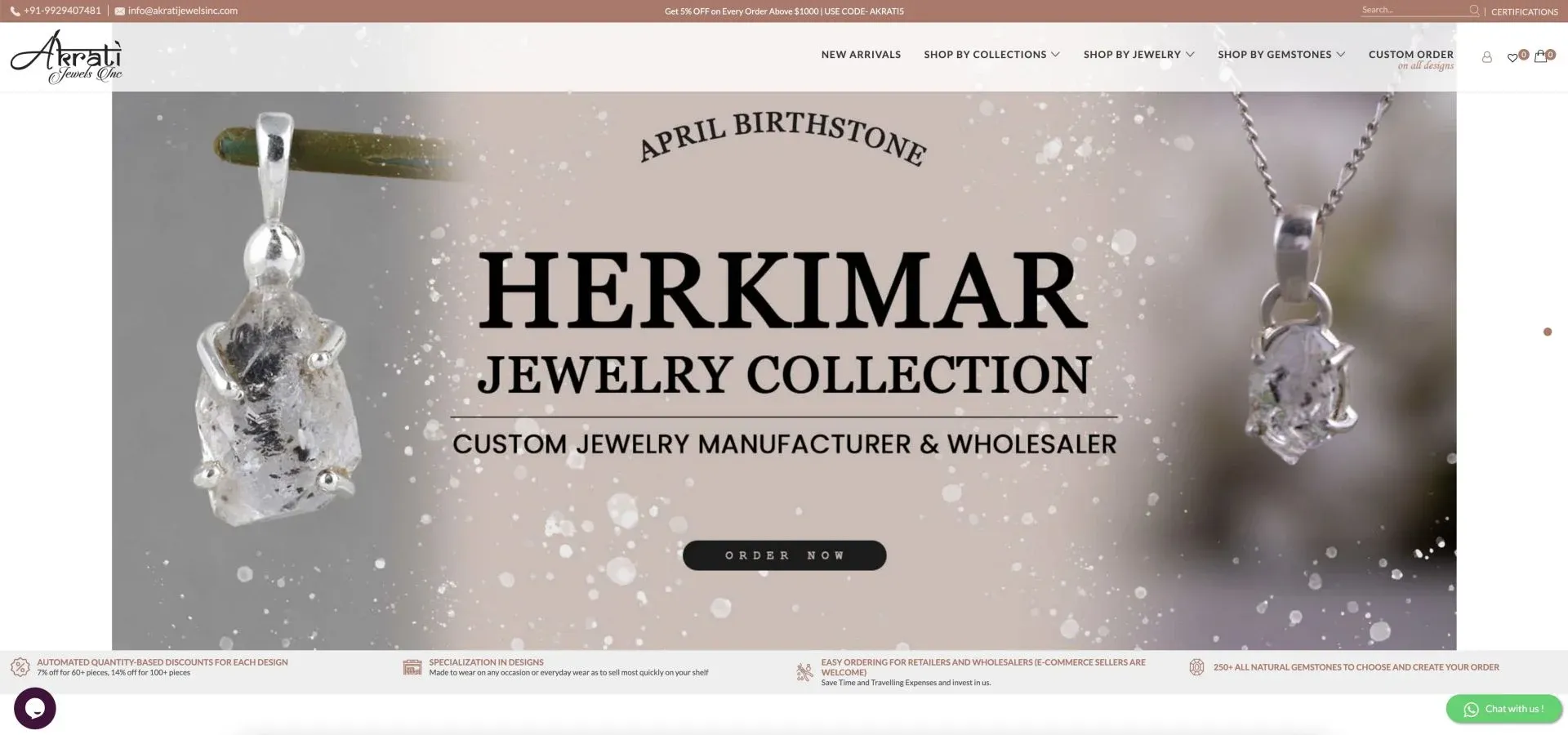 Akrati Jewels Inc Website Akrati Jewels Inc Website