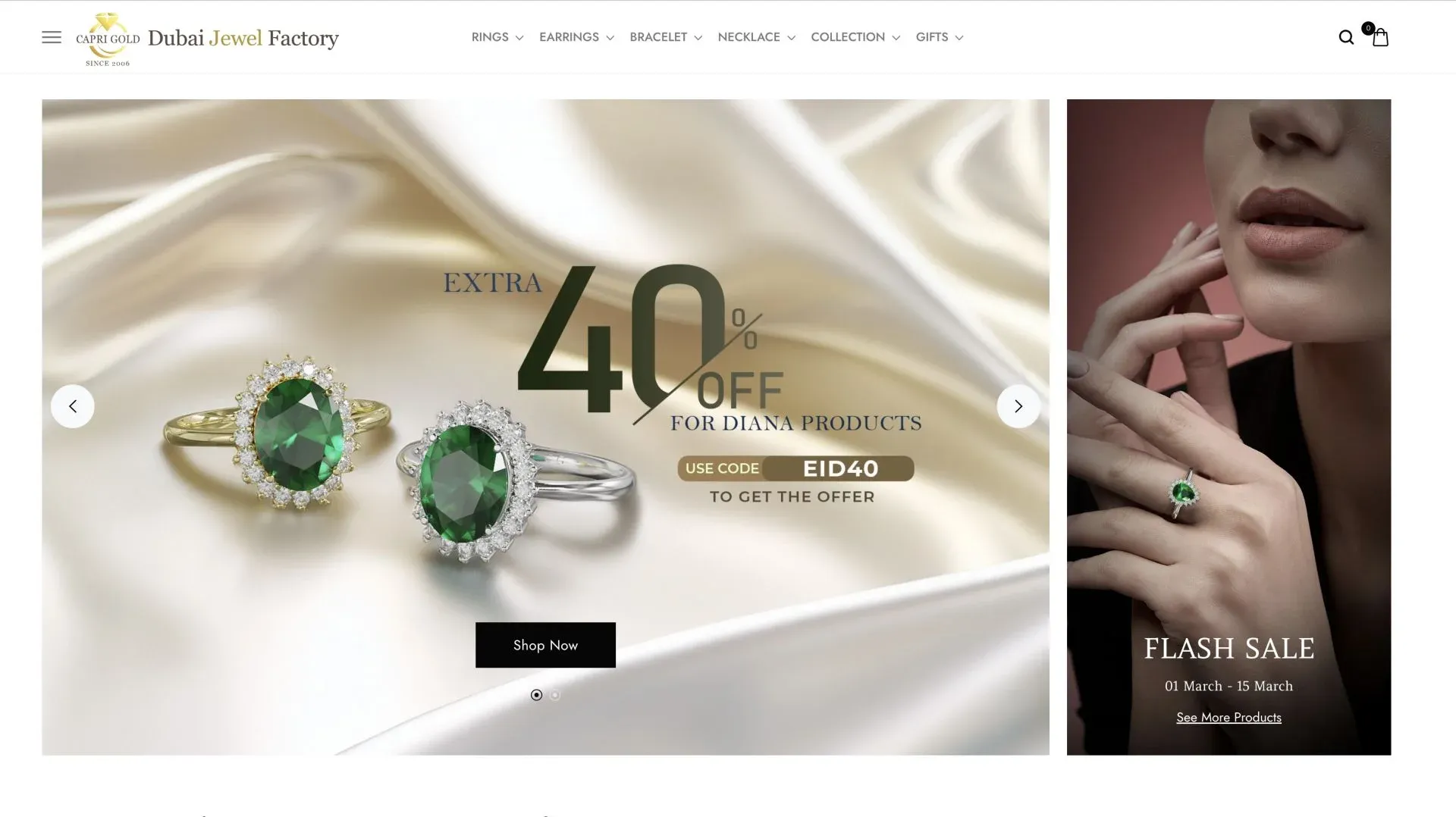 Capri Gold Dubai Jewel Factory Website Capri Gold Dubai Jewel Factory Website
