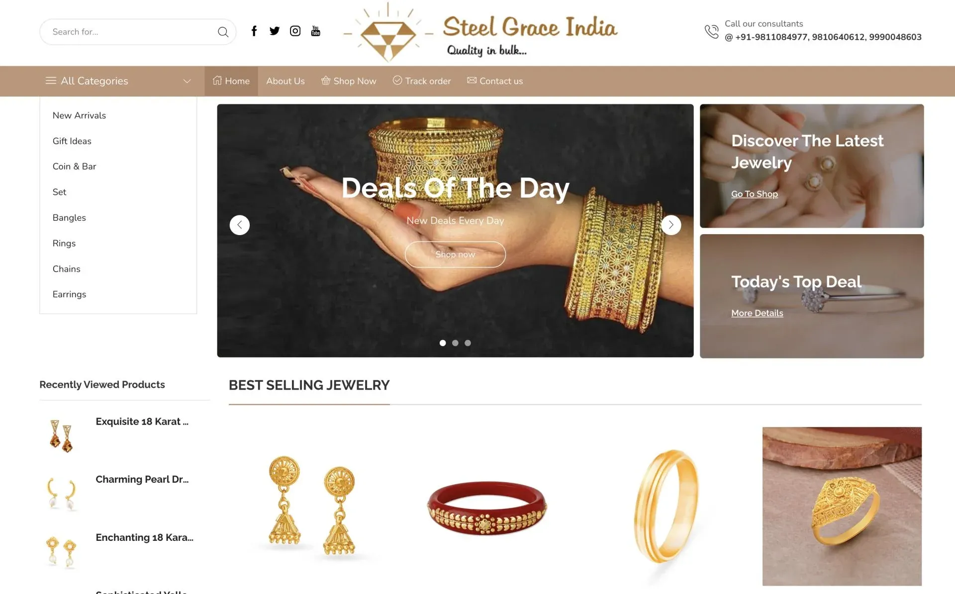 Steel Grace Jewelry Website Steel Grace Jewelry Website
