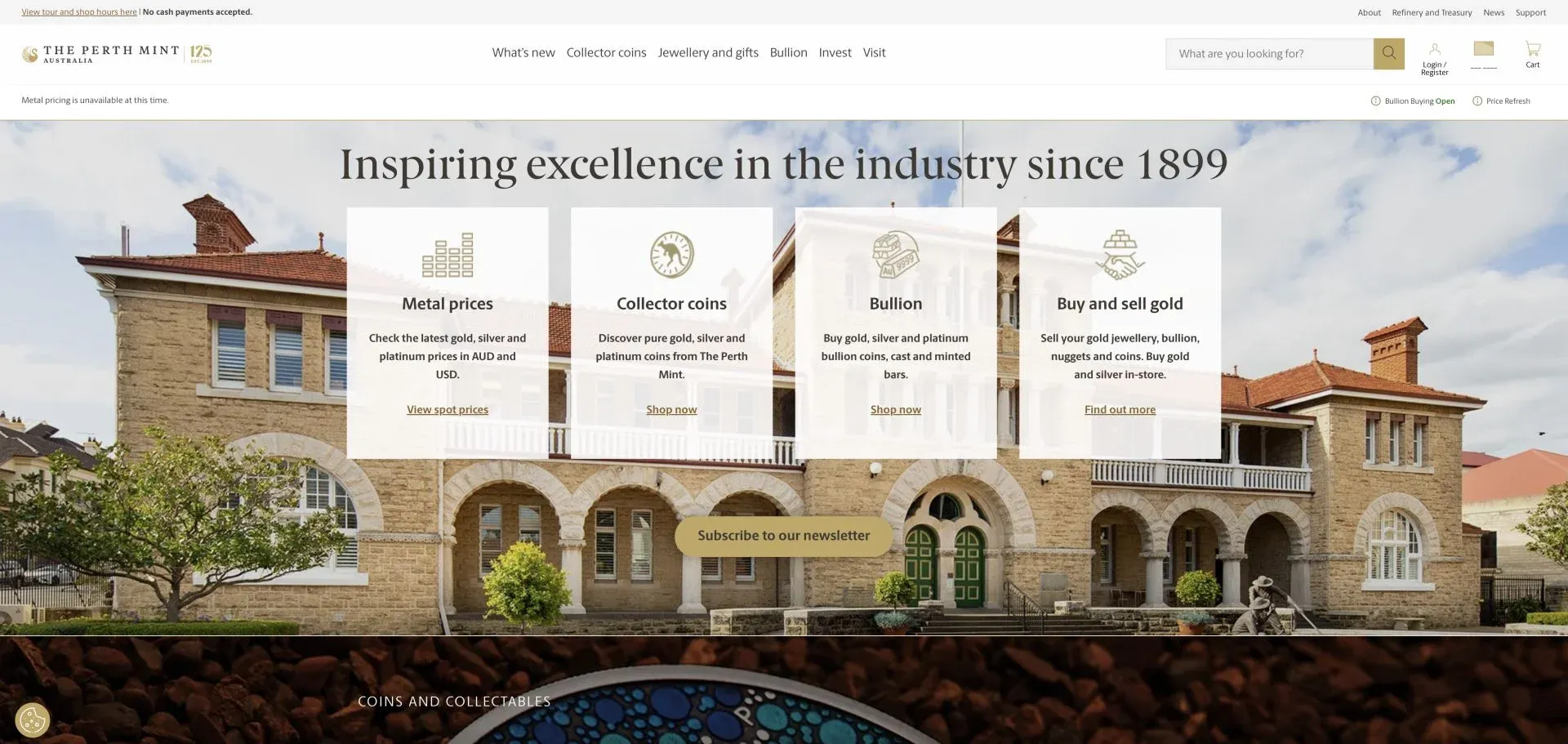 The Perth Mint Website The Perth Mint Website