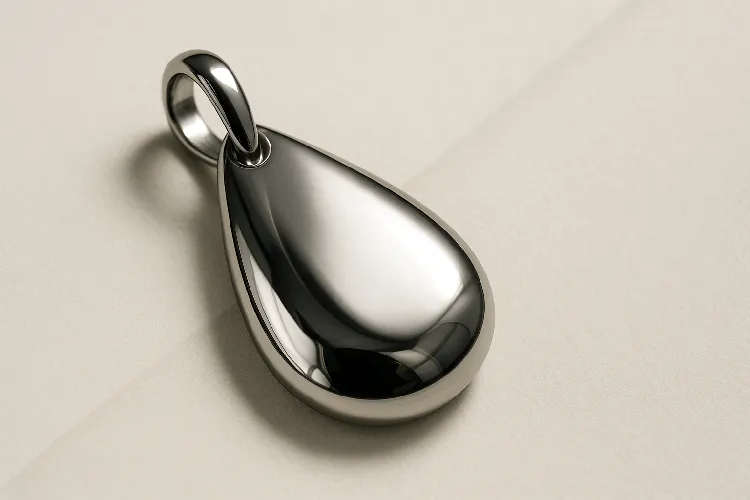 Polished 316L Stainless Steel Pendant – Durable and Hypoallergenic Polished 316L Stainless Steel Pendant – Durable and Hypoallergenic