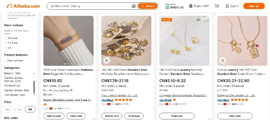 Alibaba for Wholesale Jewelry Alibaba for Wholesale Jewelry