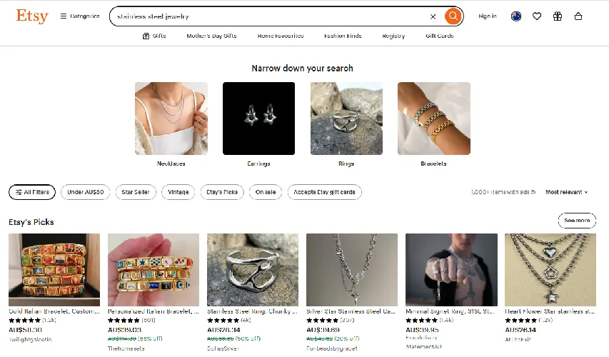 Etsy Wholesale Handmade and Custom Jewelry Pieces Etsy Wholesale Handmade and Custom Jewelry Pieces