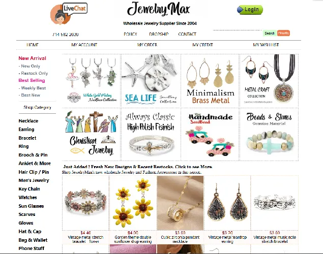 JewelryMax Website JewelryMax Website