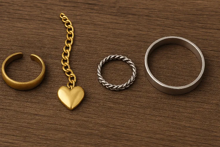 Brass jewelry vs gold, silver, and stainless steel Brass jewelry vs gold, silver, and stainless steel