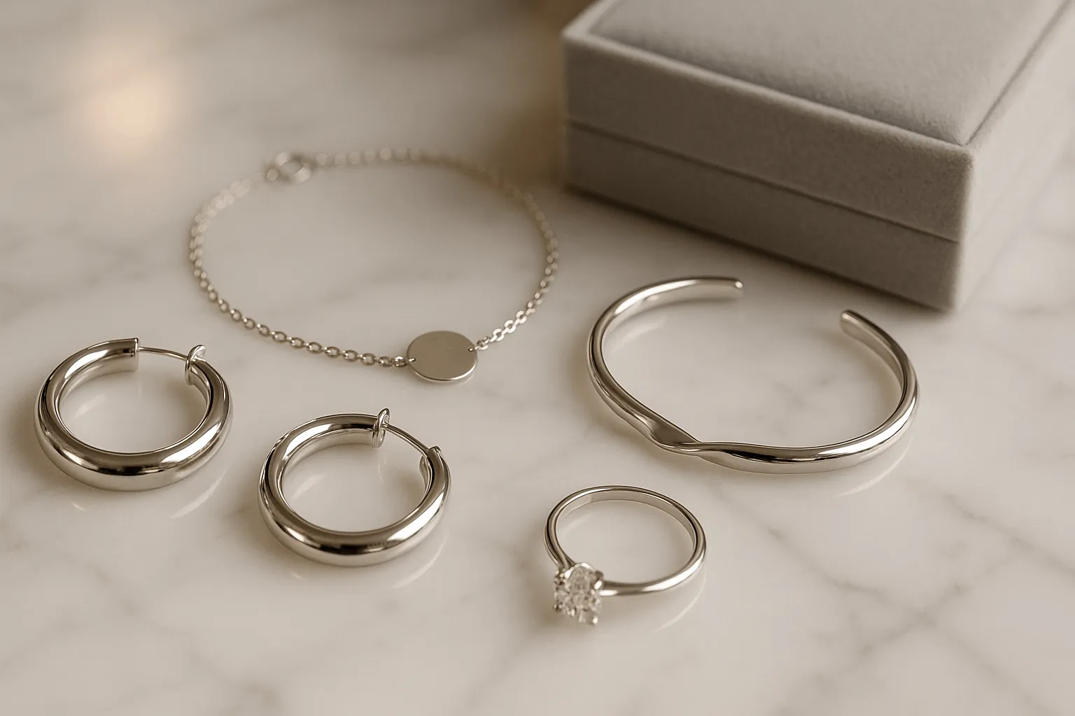 Elegant silver-plated jewelry, perfect for every occasion.