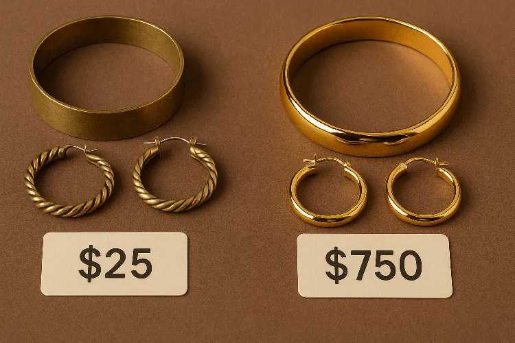 Brass vs Gold - Cost Comparison for Jewelry Brass vs Gold - Cost Comparison for Jewelry