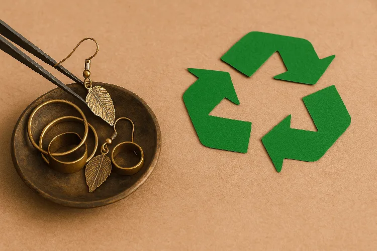 Eco-friendly brass jewelry recycling Eco-friendly brass jewelry recycling