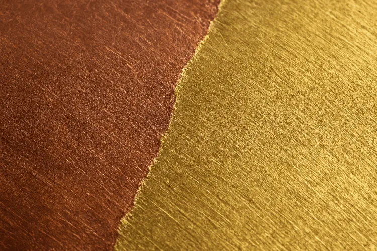 Brass alloy, copper and zinc texture Brass alloy, copper and zinc texture