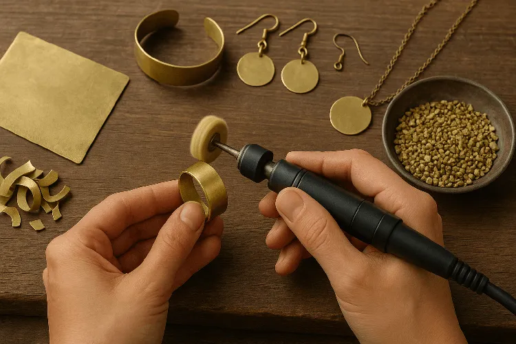 Sustainable brass jewelry production Sustainable brass jewelry production