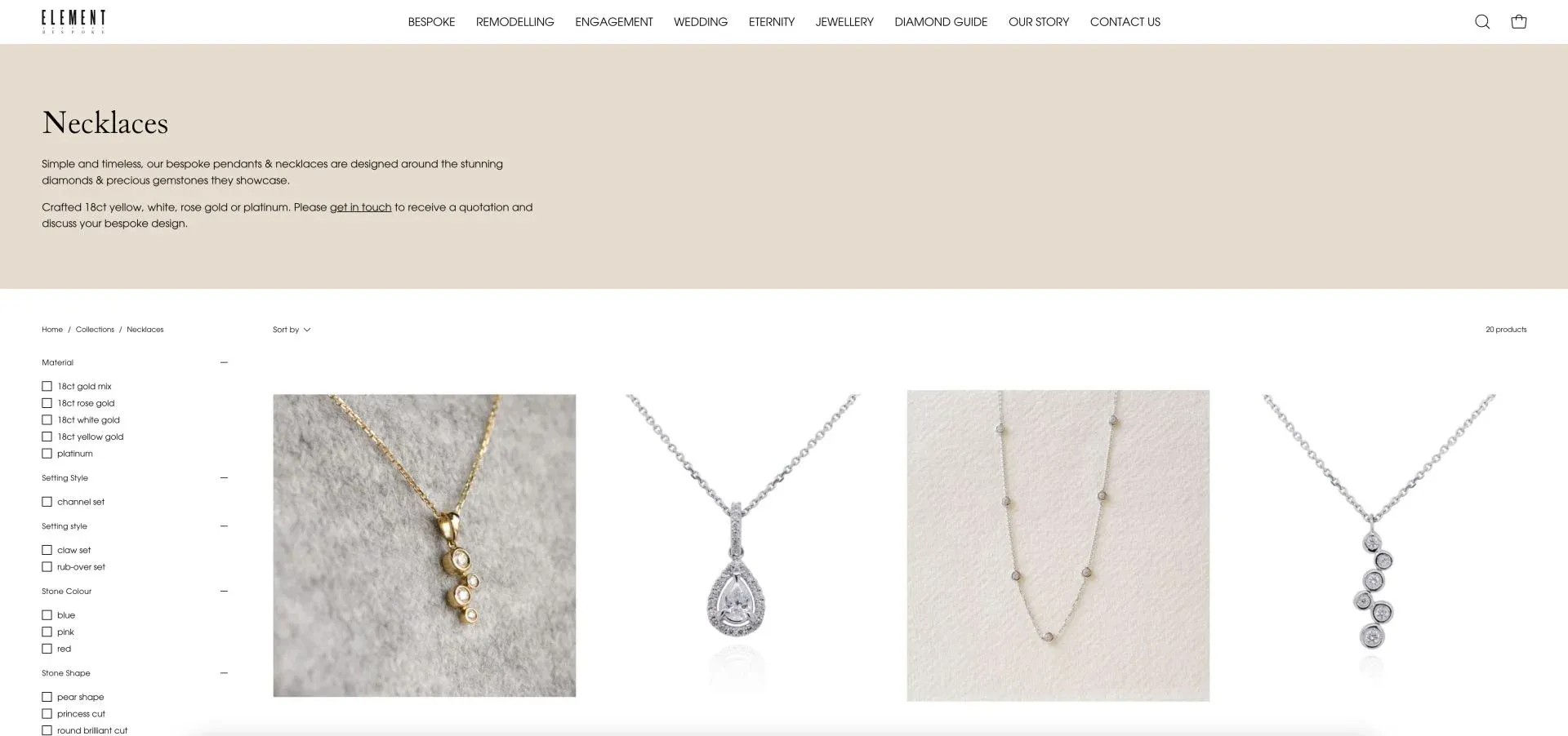 Element Bespoke Jewelry Product Element Bespoke Jewelry Product