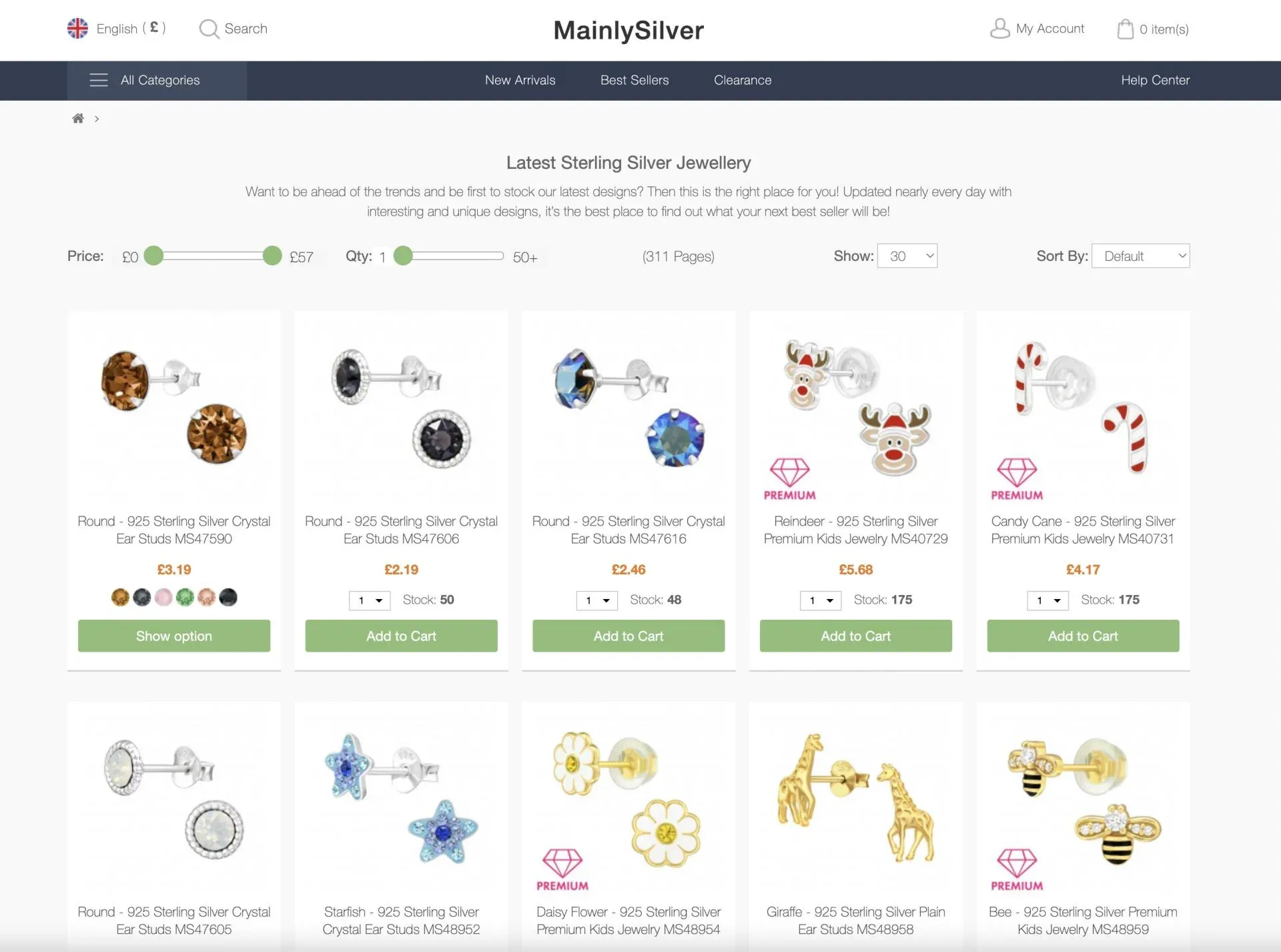 MainlySilver Product MainlySilver Product
