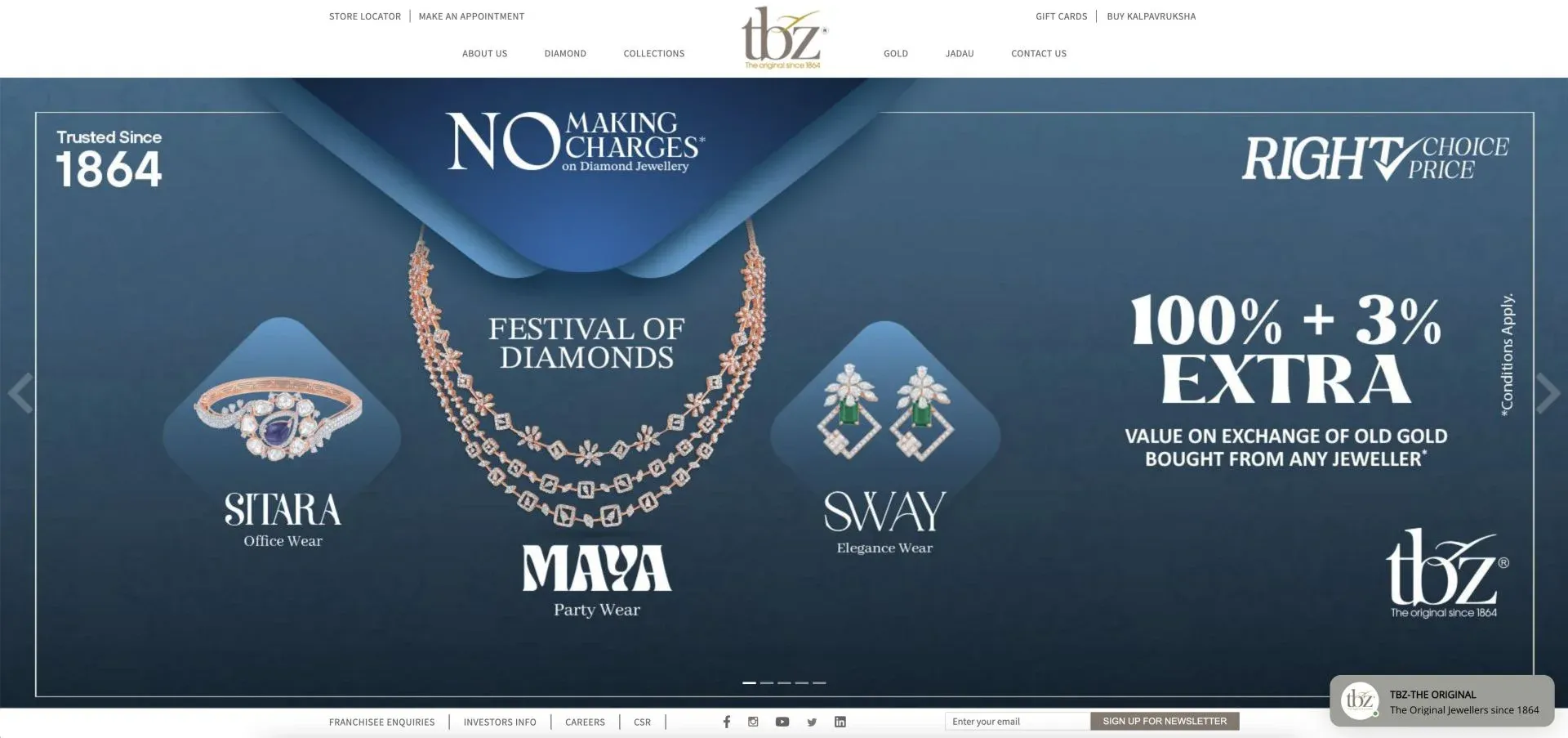 Tribhovandas Bhimji Zaveri Ltd Website Tribhovandas Bhimji Zaveri Ltd Website