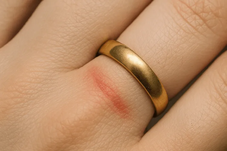 Brass jewelry causing skin irritation (if any) Brass jewelry causing skin irritation (if any)