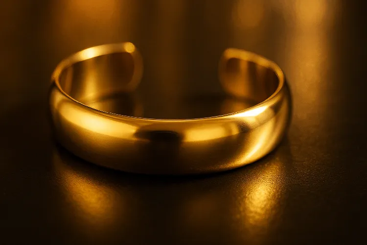 Shiny polished brass bracelet Shiny polished brass bracelet