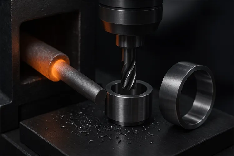 The precise process of making titanium rings The precise process of making titanium rings