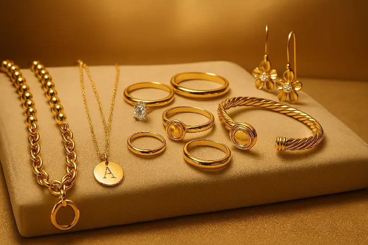 Luxurious Gold Jewelry Collection Luxurious Gold Jewelry Collection