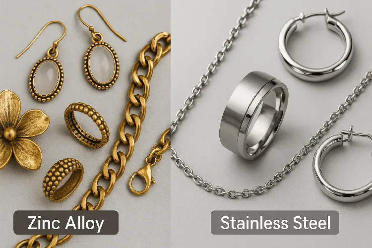 Zinc Alloy vs Stainless Steel Jewelry Comparison Zinc Alloy vs Stainless Steel Jewelry Comparison