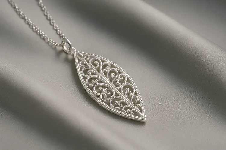 Intricate S990 Silver Necklace – High Purity Intricate S990 Silver Necklace – High Purity