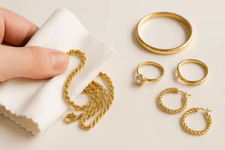 Cleaning and maintaining gold jewelry for longevity. Cleaning and maintaining gold jewelry for longevity.