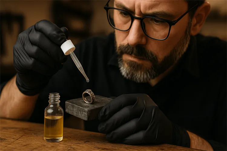 Alternative silver purity tests: nitric acid and magnet. Alternative silver purity tests: nitric acid and magnet.