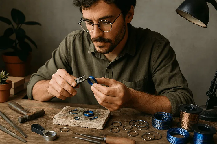 Ethical production of titanium jewelry. Ethical production of titanium jewelry.