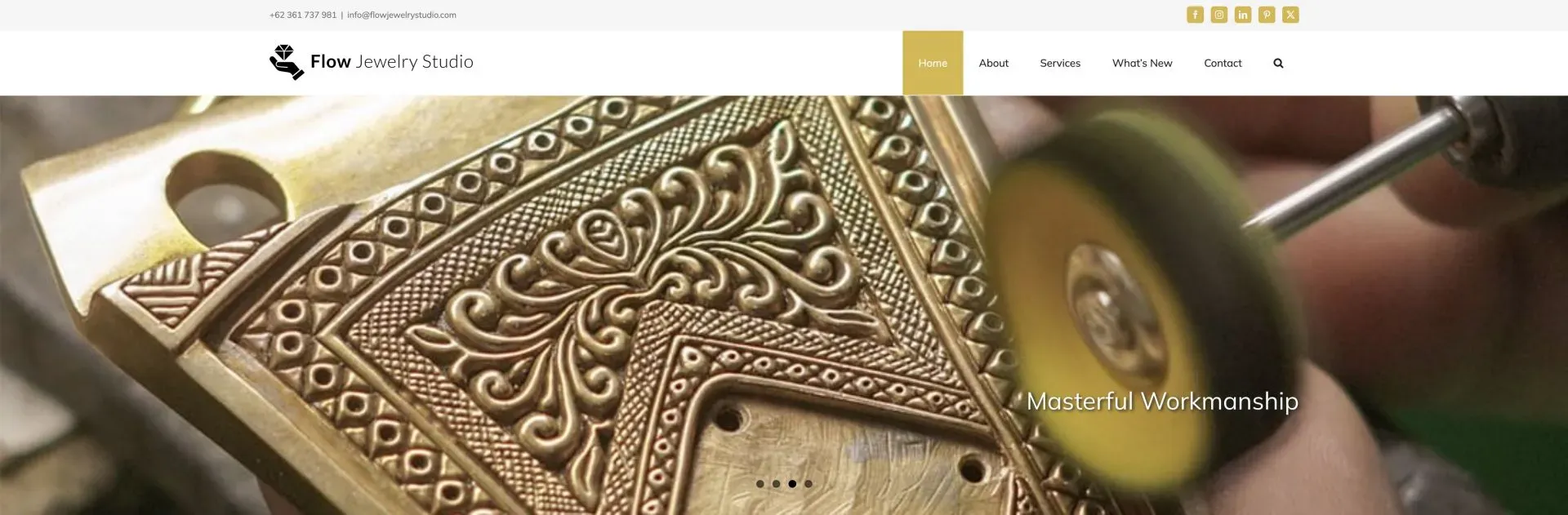 Flow Jewelry Studio Website Flow Jewelry Studio Website