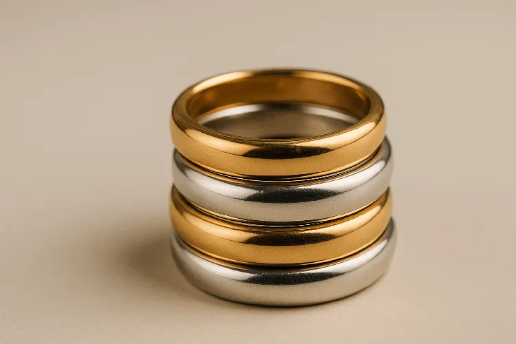 gold and silver rings for metal comparison gold and silver rings for metal comparison