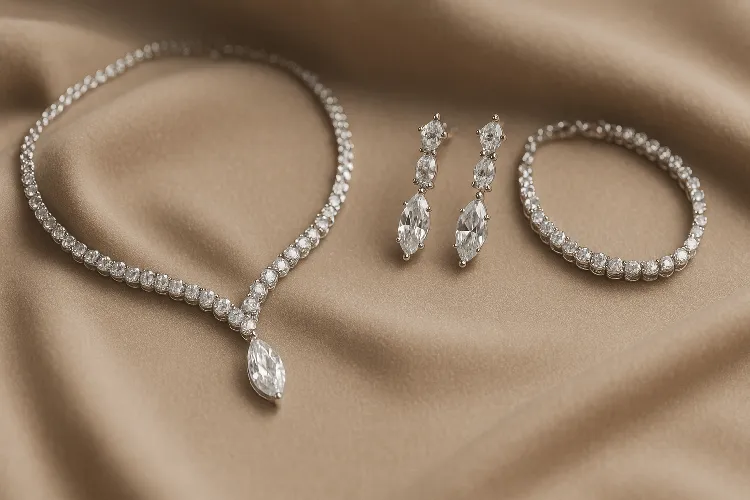 Luxurious Silver Jewelry Set – The Perfect Choice Luxurious Silver Jewelry Set – The Perfect Choice