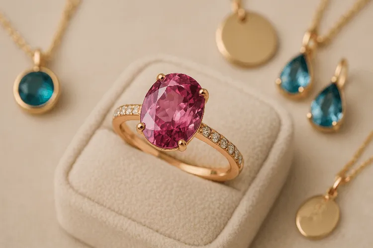 A personalized custom jewelry piece showcasing luxury and unique craftsmanship A personalized custom jewelry piece showcasing luxury and unique craftsmanship
