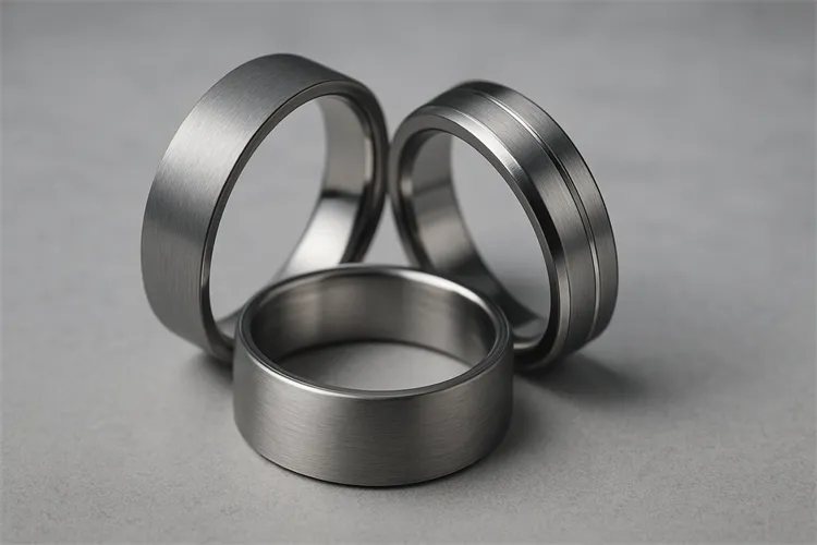 Modern titanium rings, combining fashion and durability Modern titanium rings, combining fashion and durability