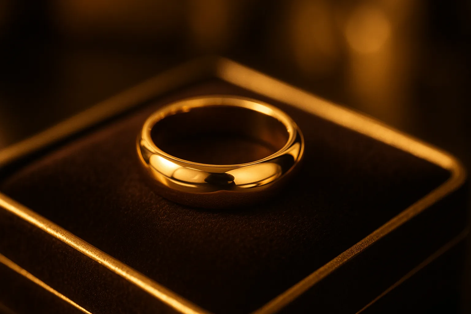 14k Gold Ring Shining with Luxury