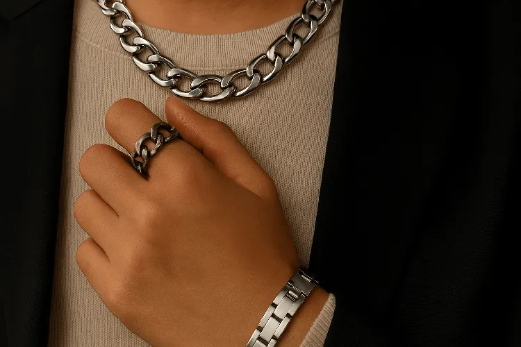 Stylish jewelry reflecting personal style and choice Stylish jewelry reflecting personal style and choice