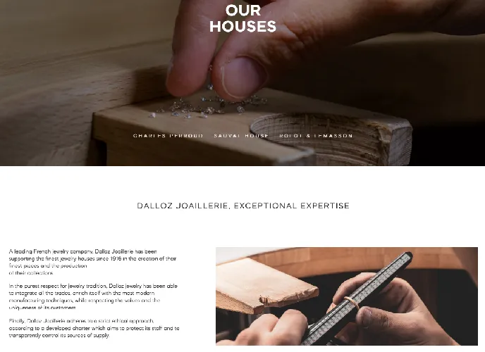 Dalloz Joaillerie Jewelry Website Dalloz Joaillerie Jewelry Website