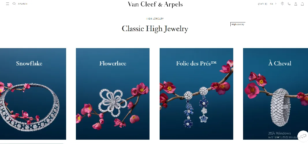 Van Cleef & Arpels Website Van Cleef & Arpels Website