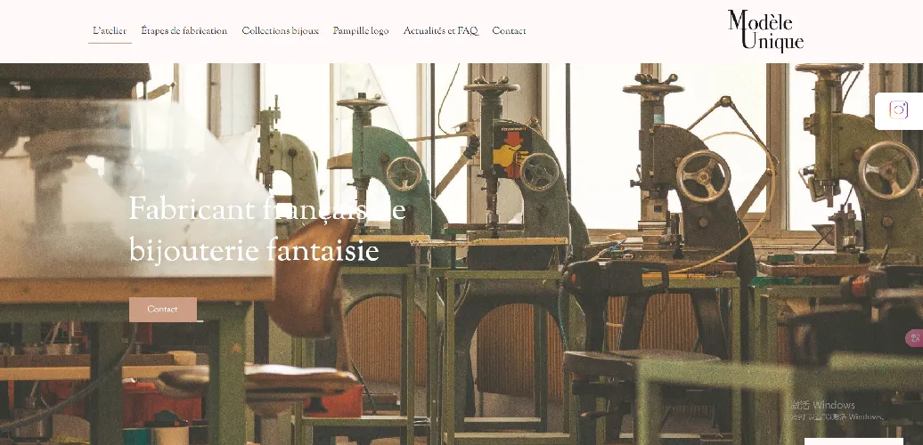 Modèle Unique Website Modèle Unique Website