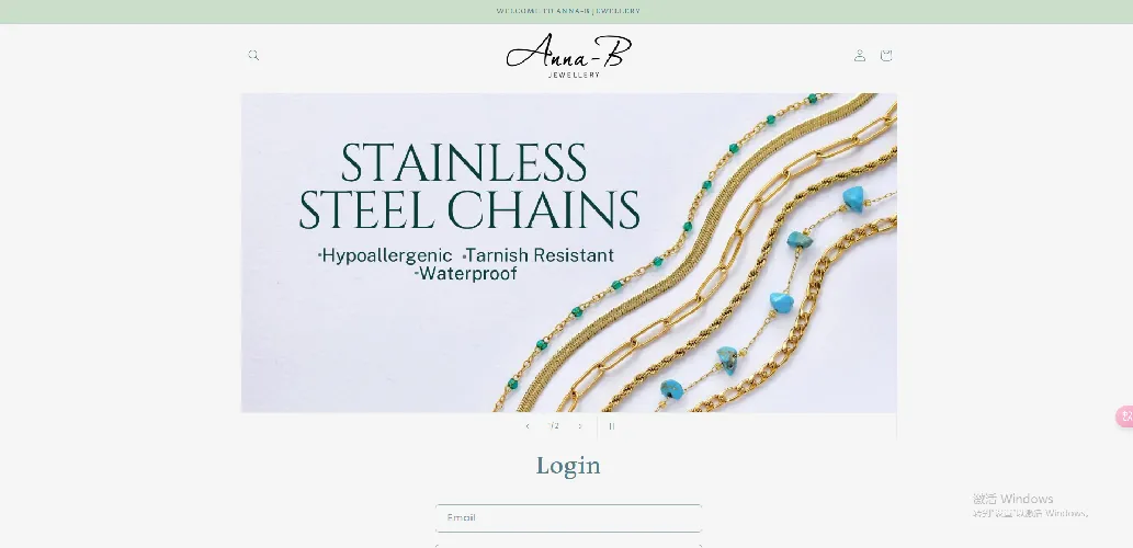Anna-B Jewelry Website Anna-B Jewelry Website