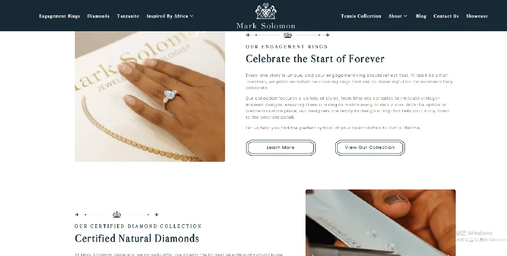 Mark Solomon Jewellers Website Mark Solomon Jewellers Website