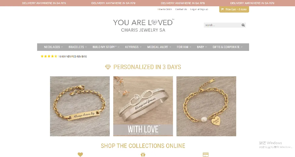 Charis Jewellery SA Website Charis Jewellery SA Website