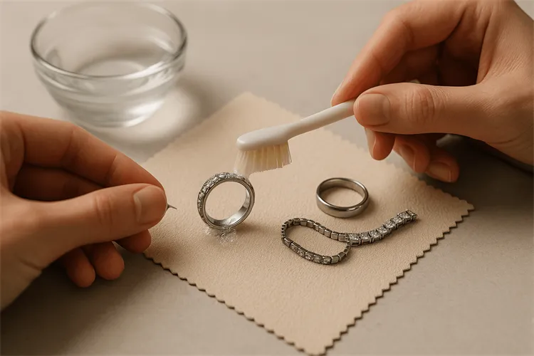 Restore your stainless steel jewelry with simple cleaning solutions. Restore your stainless steel jewelry with simple cleaning solutions.