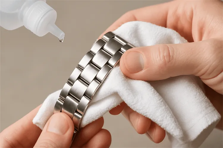 Cleaning stainless steel bracelet with care Cleaning stainless steel bracelet with care