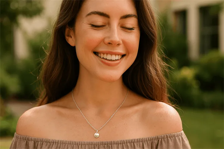 Customer happy with authentic silver jewelry purchase. Customer happy with authentic silver jewelry purchase.