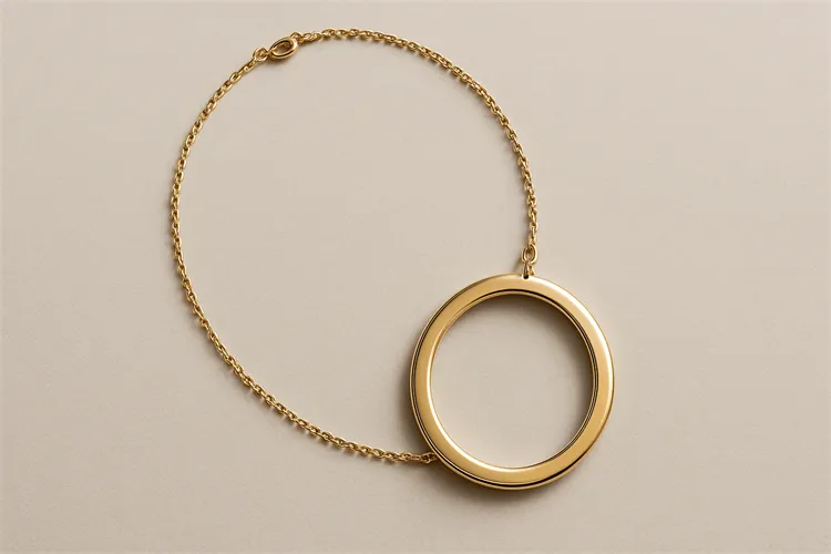 Unique asymmetrical necklace design for a bold statement. Unique asymmetrical necklace design for a bold statement.