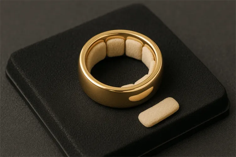 Jewelry foam pads for resizing rings discreetly. Jewelry foam pads for resizing rings discreetly.